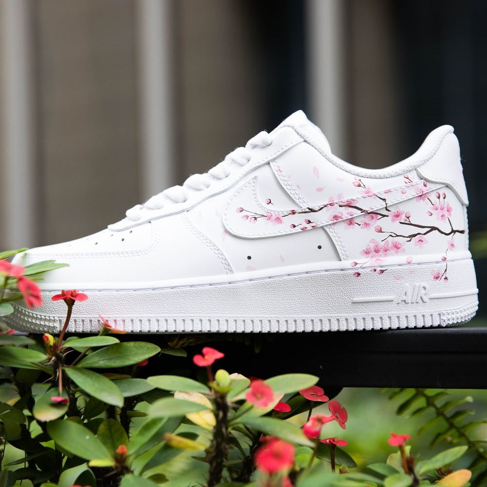 Pink Flowers Custom Air Force 1 â unitecustom