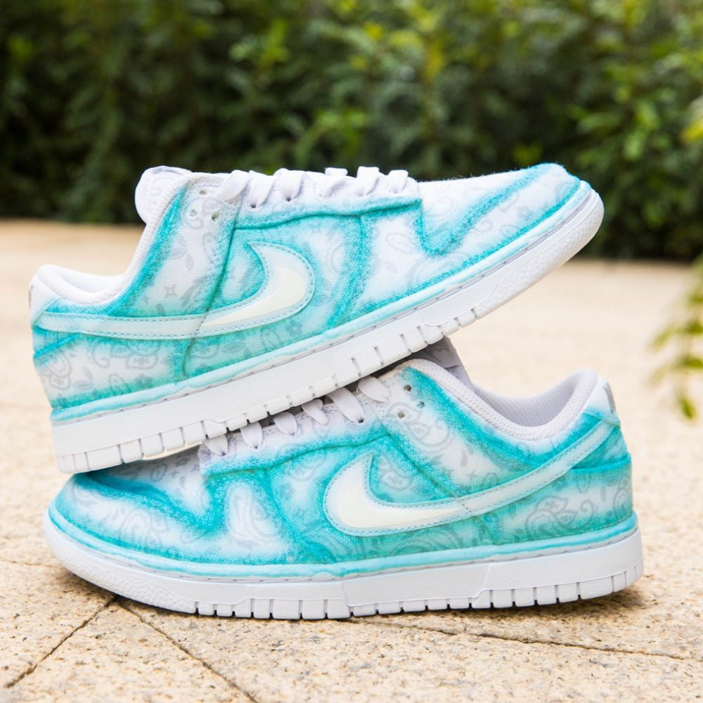 Blue Bandana Custom Nike Dunk â Unite Custom