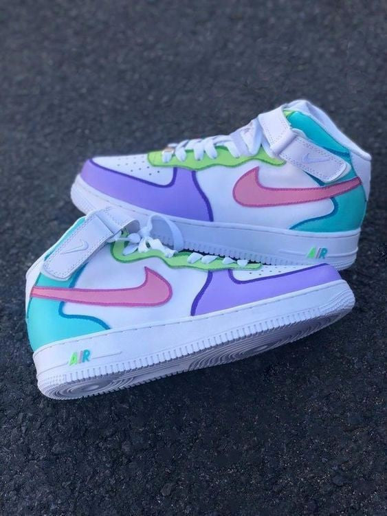 colourful air jordan 1
