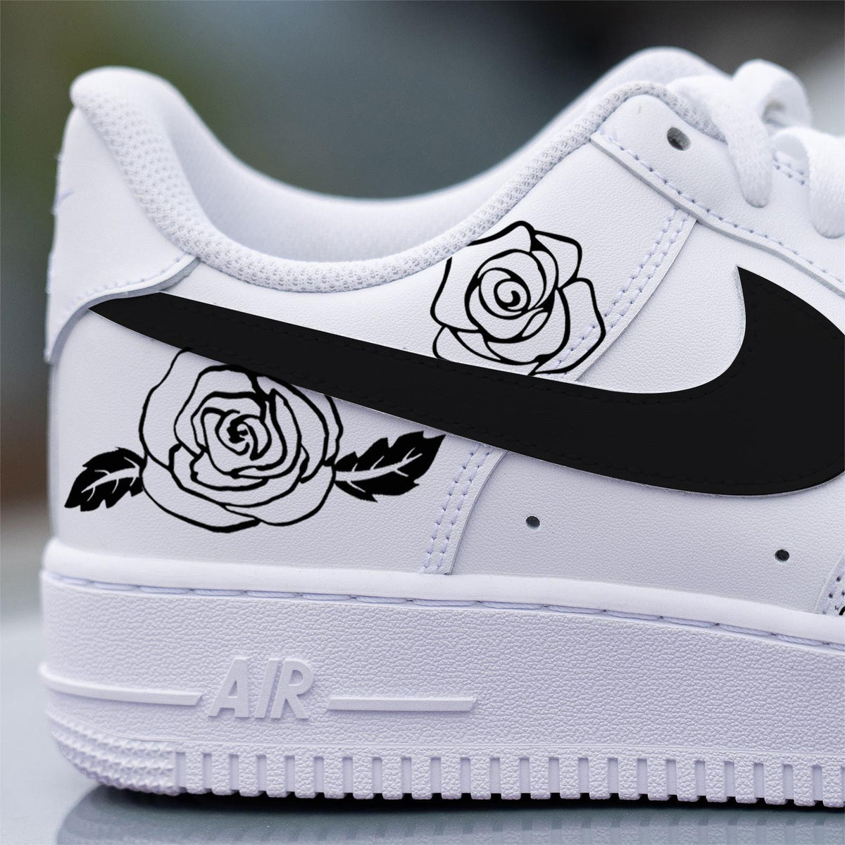custom rose air force 1