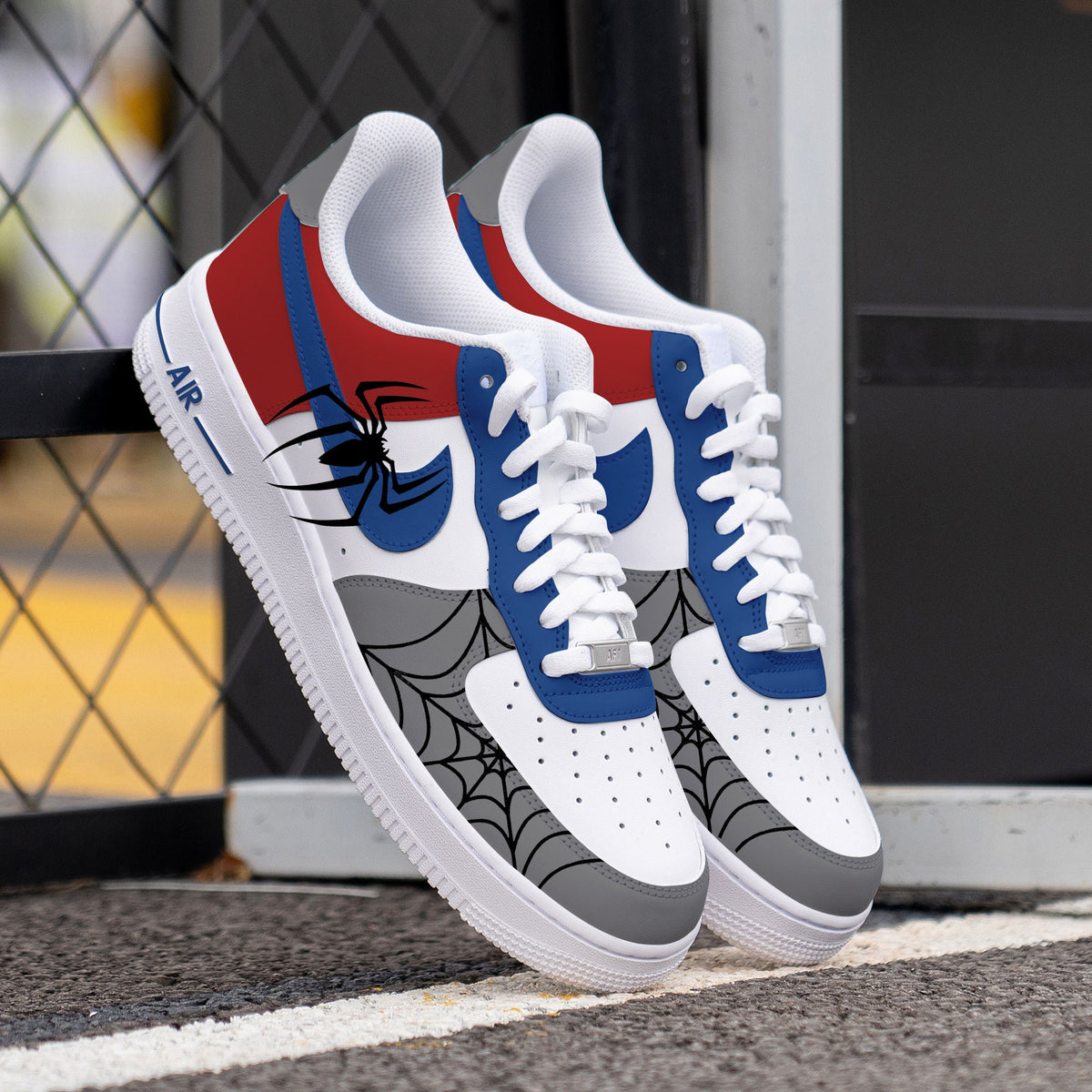 custom spiderman jordans