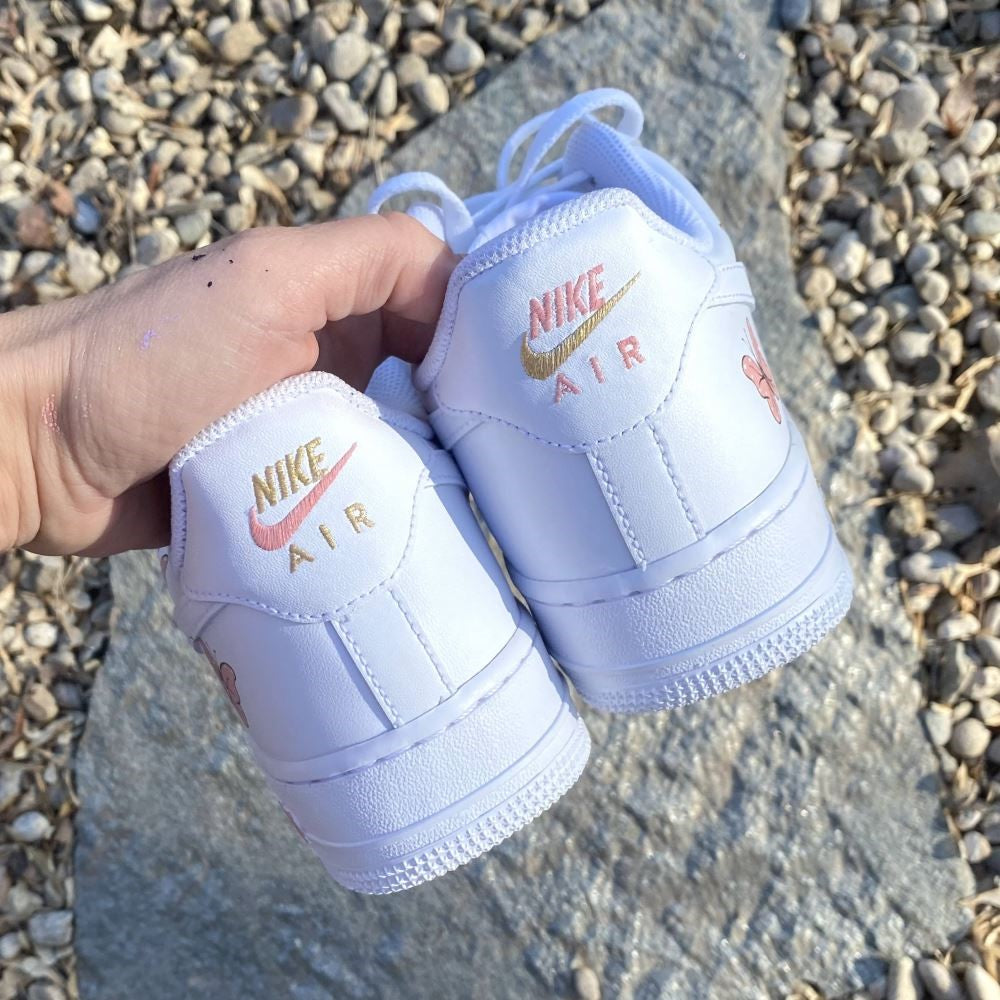 Pink Butterflies Custom Air Force 1 â Unite Custom