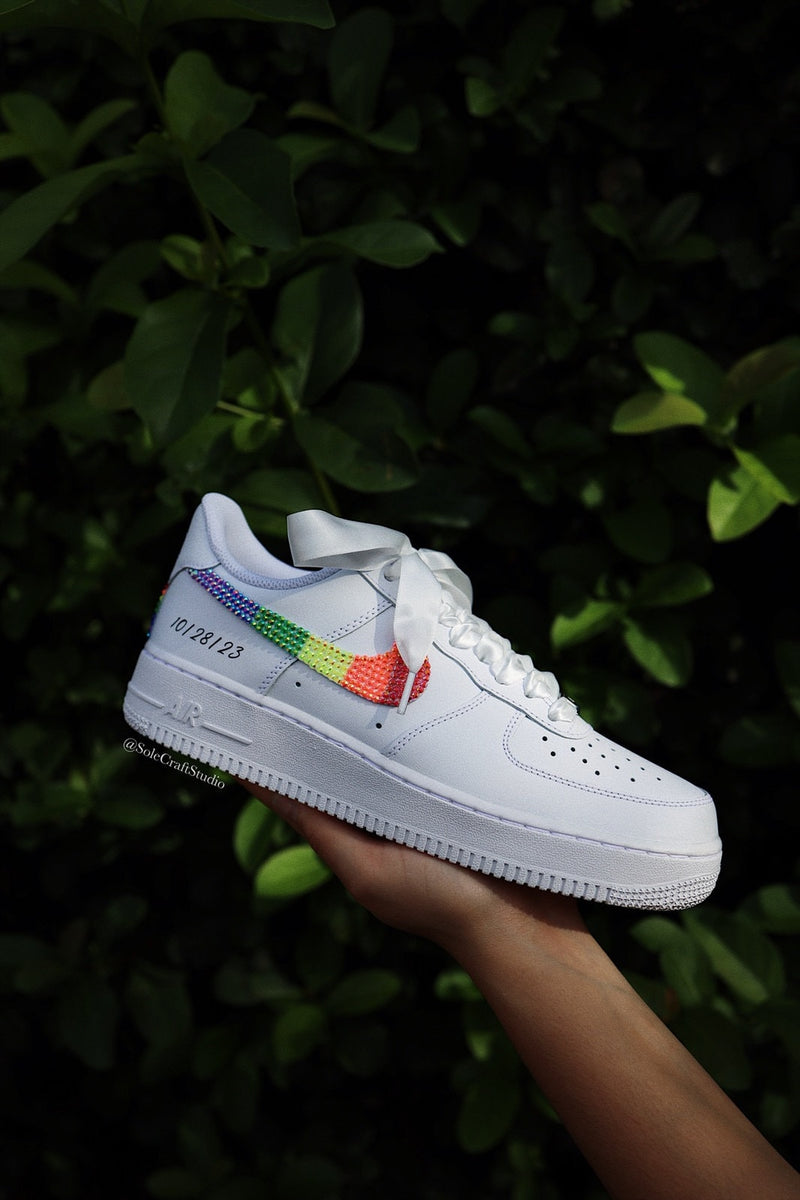 custom diamond air force 1