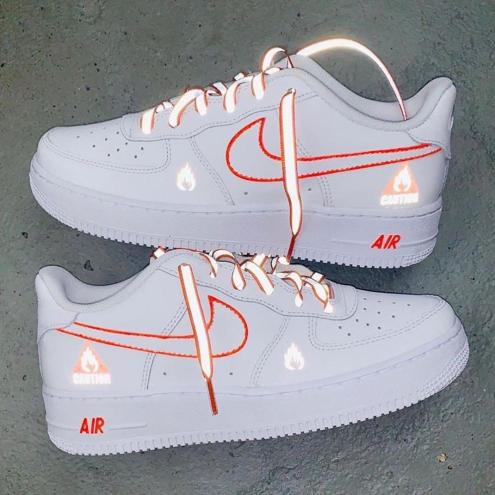 air force 1 red camo
