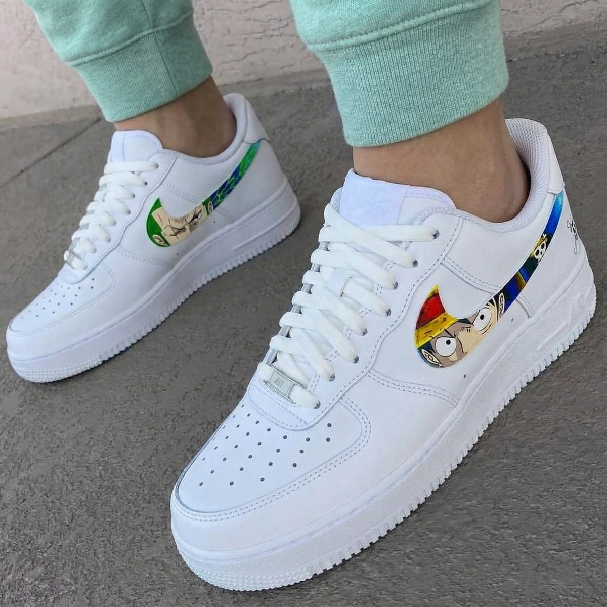 Custom Air Force 1 One Piece Theme Multicolor – Unite Custom