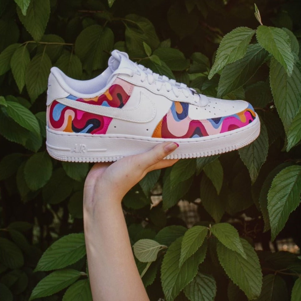 vlone air force 1 graffiti