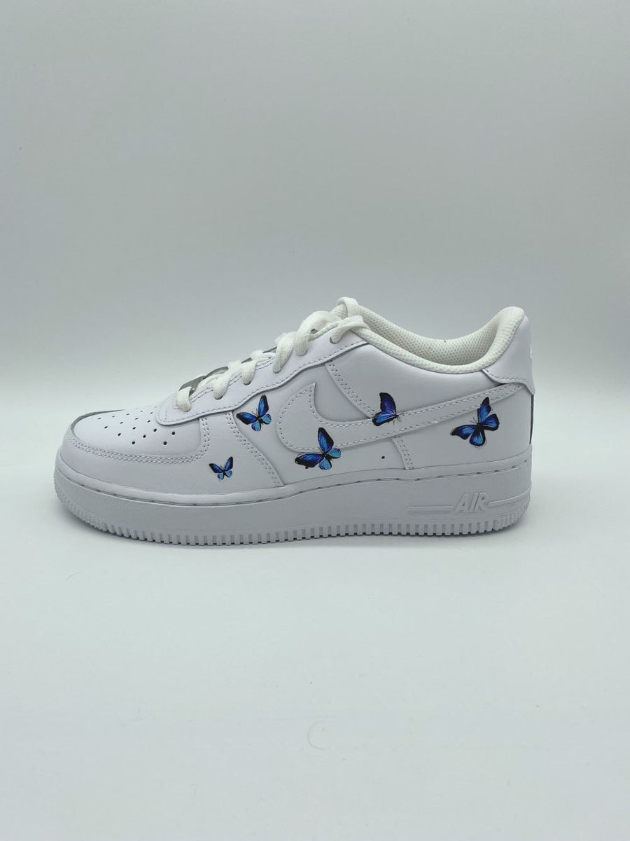 custom air force 1 with butterflies
