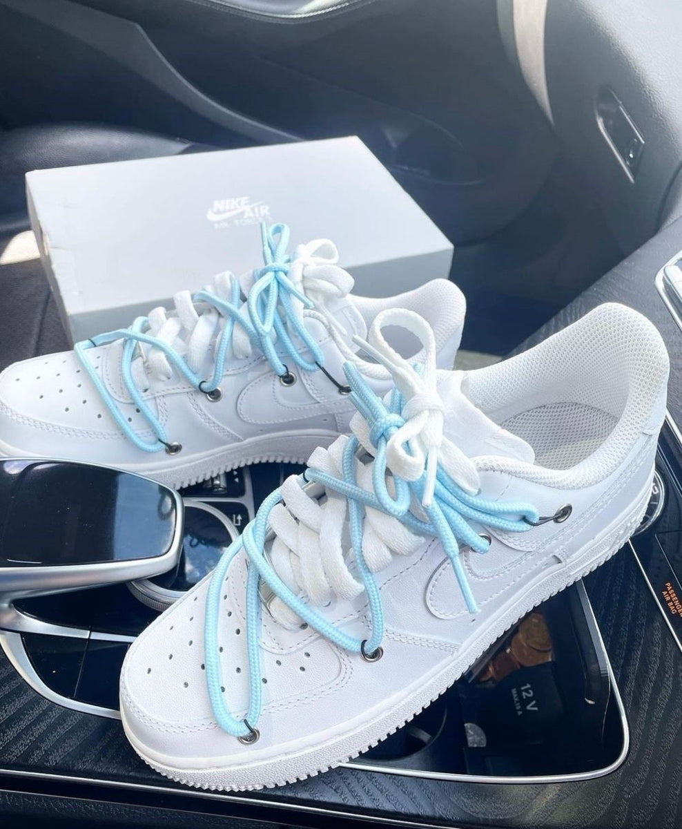 crip blue air force ones