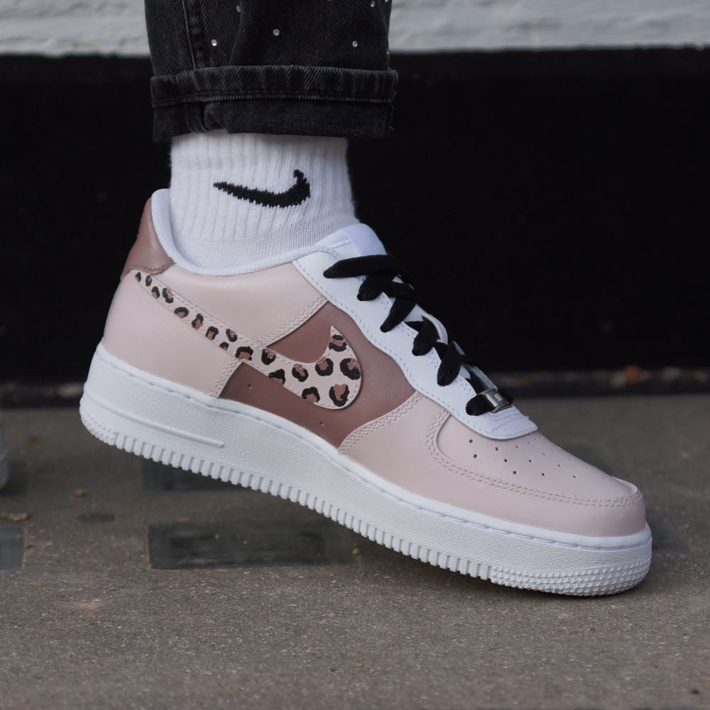 custom leopard air force 1