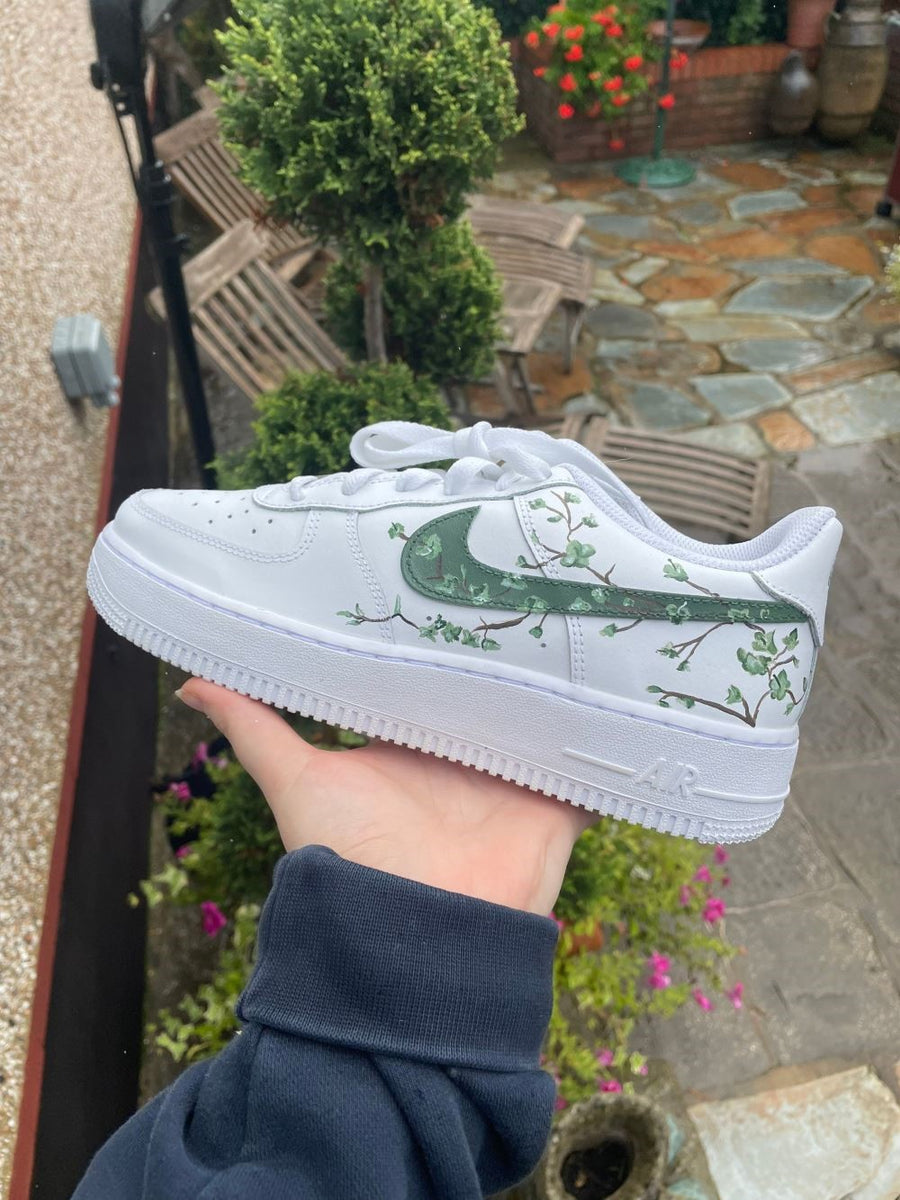 custom air force 1 green