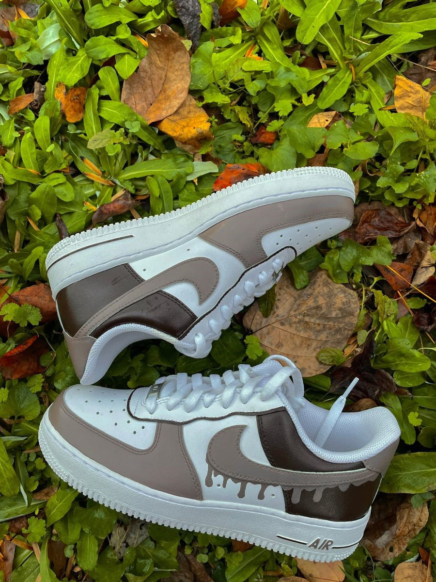 custom air force 1 black drip