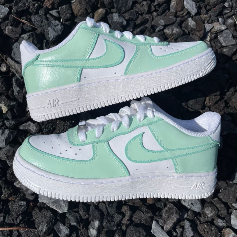 custom green af1