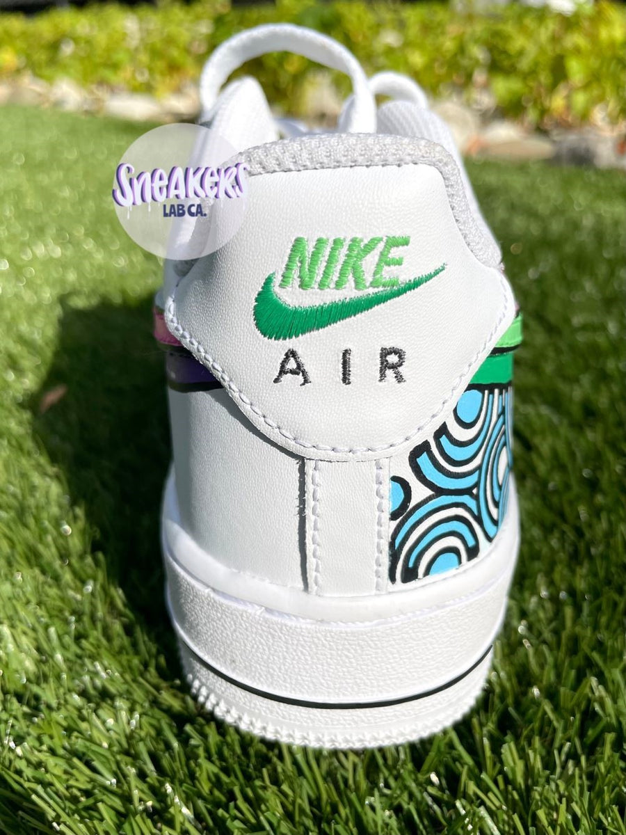 doodlebob nike air force 1