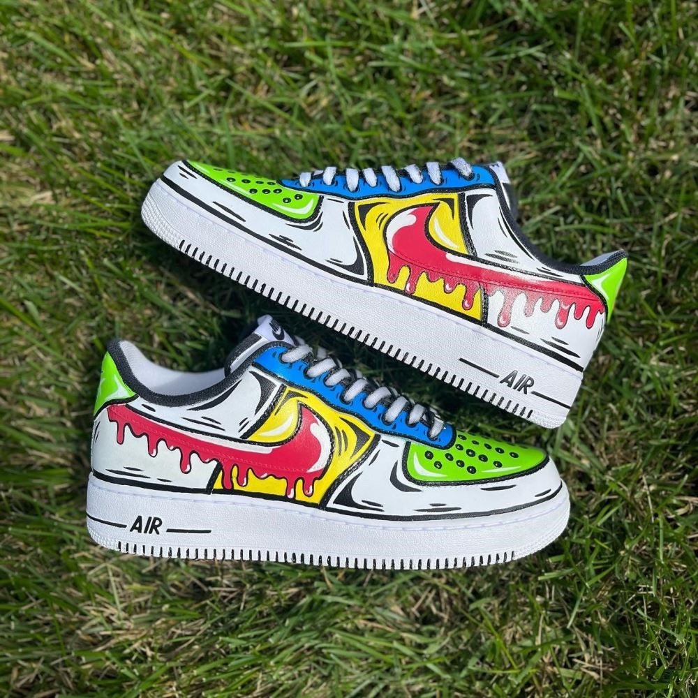 doodlebob nike air force 1