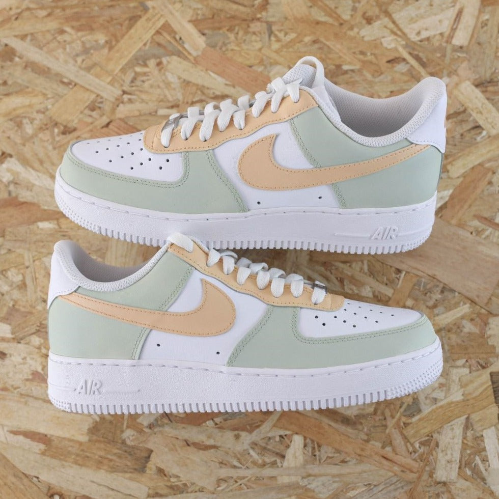 mixed texture af1 orange