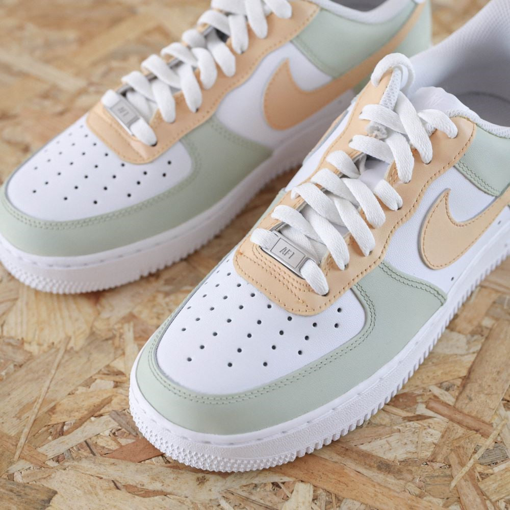 mixed texture af1 orange