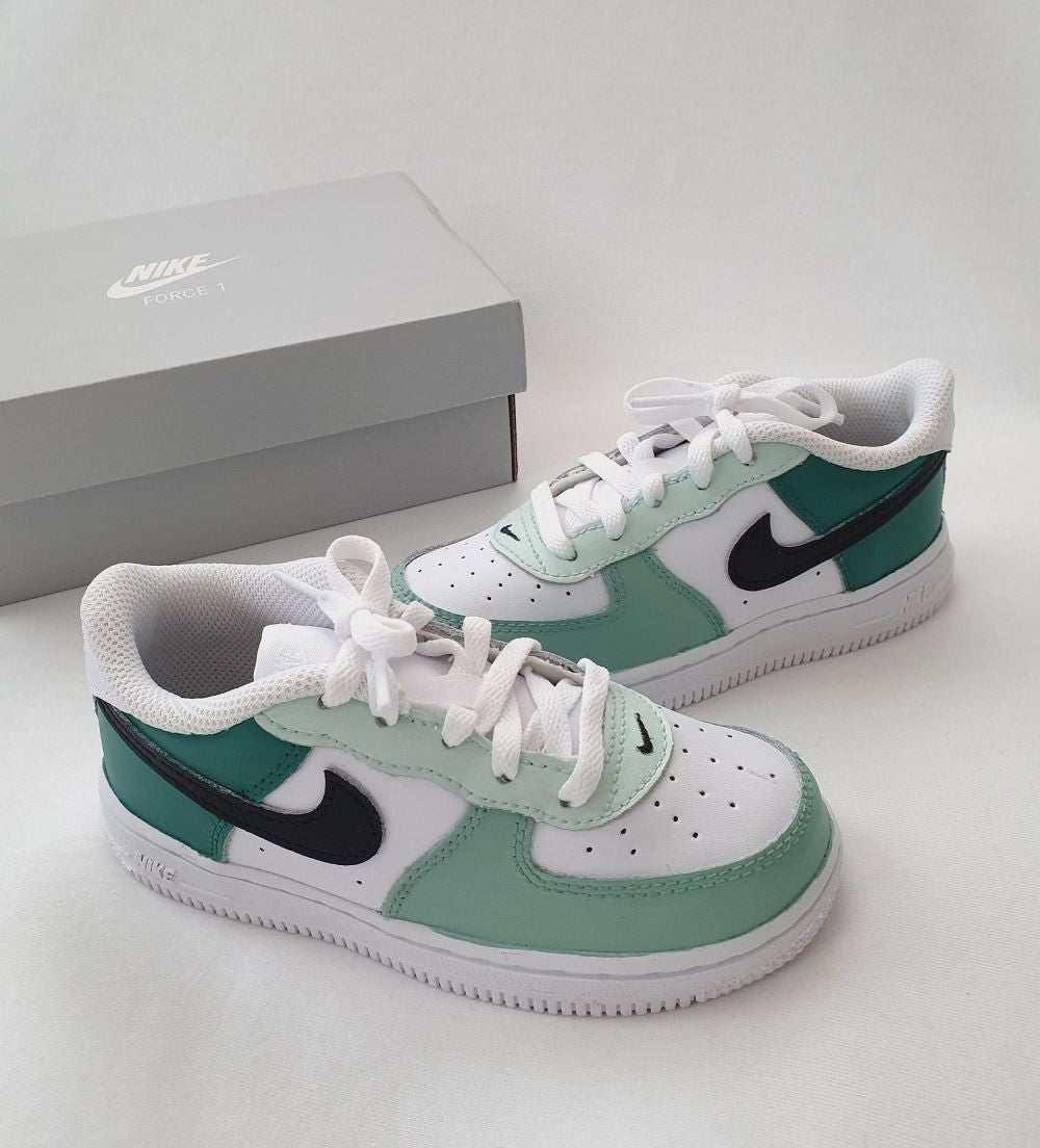 custom green af1