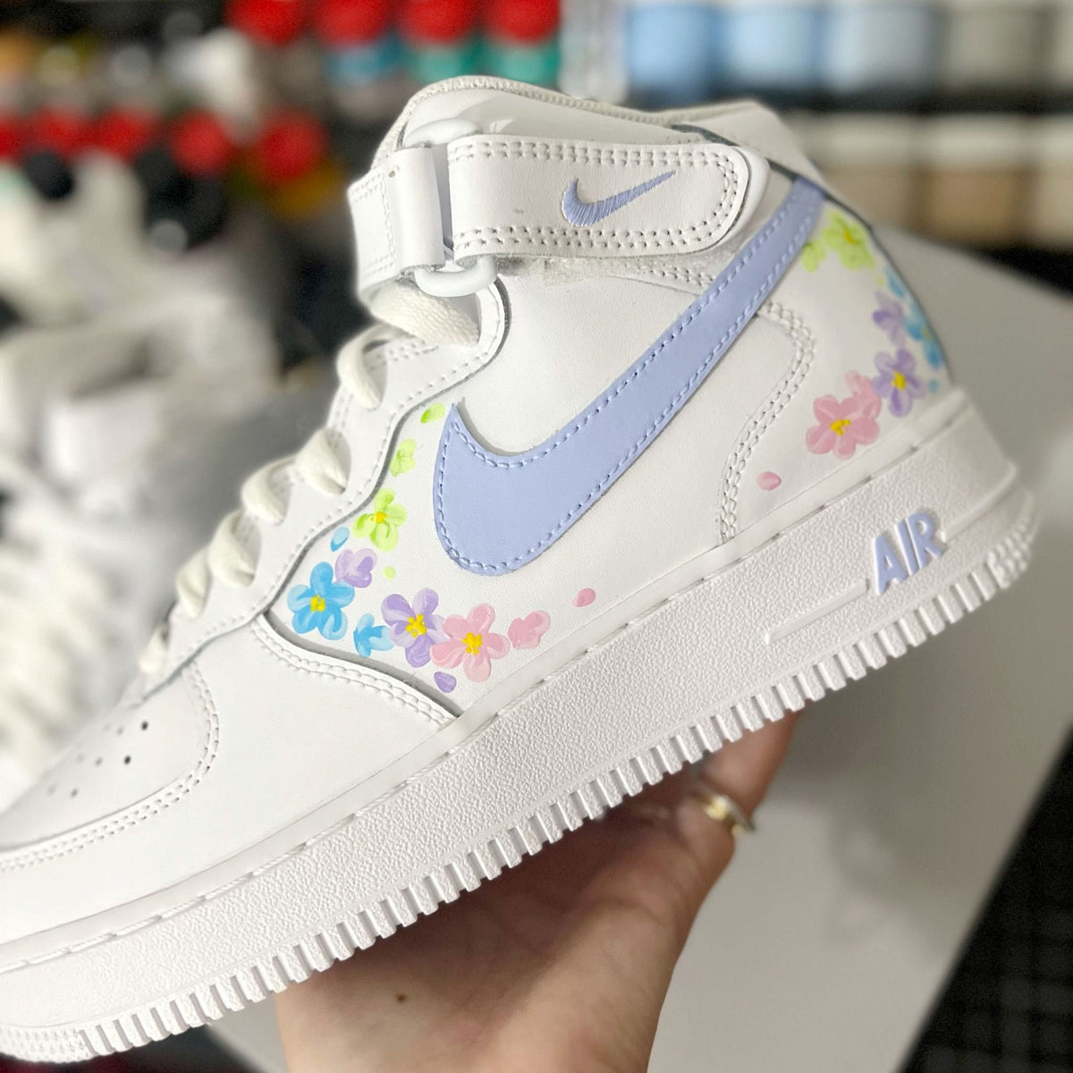 custom flower air forces
