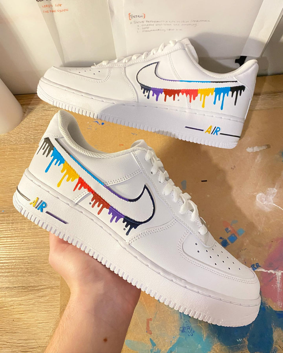 Cartoon Drip Custom Air Force 1 – unitecustom