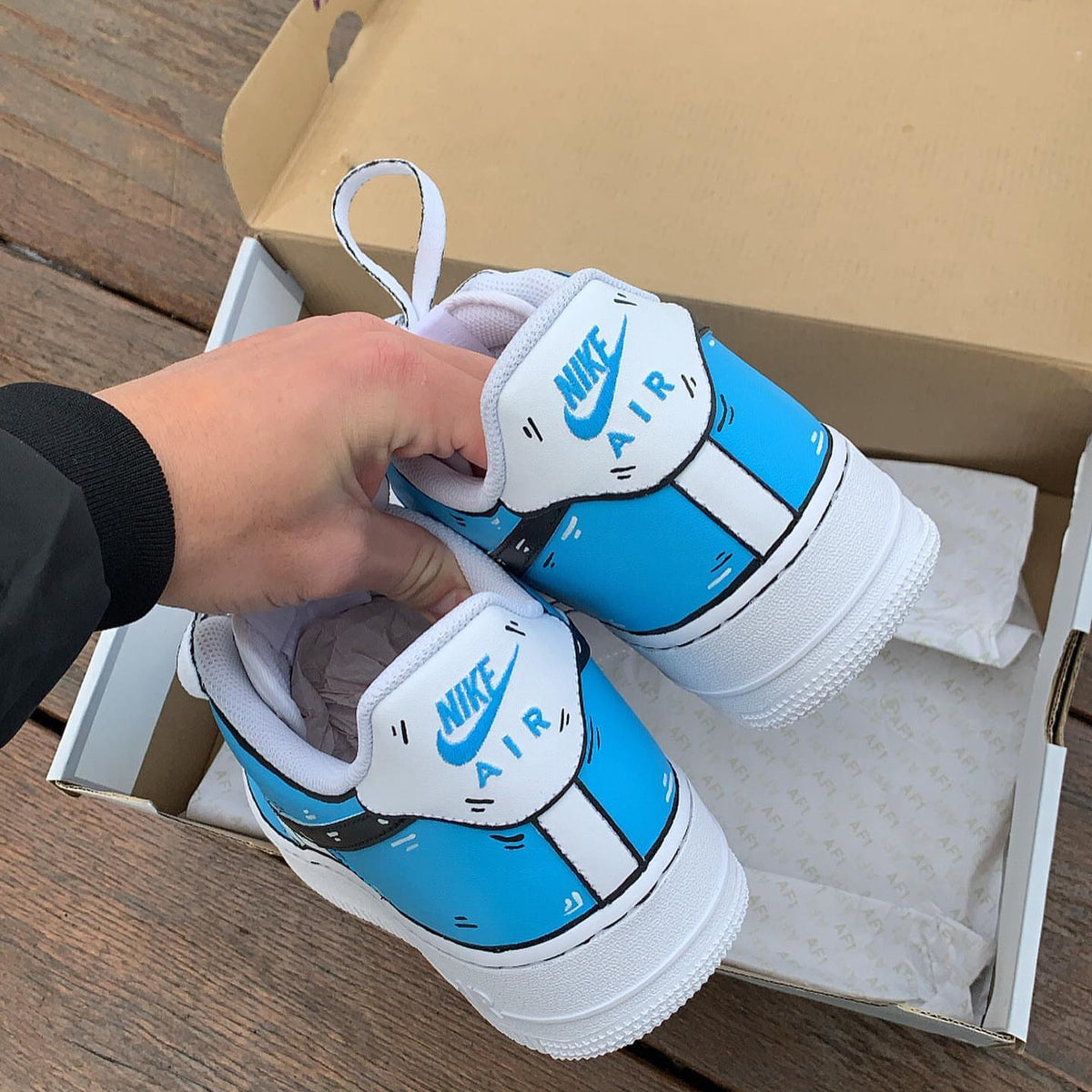 Blue Custom Air Force 1 â Unite Custom