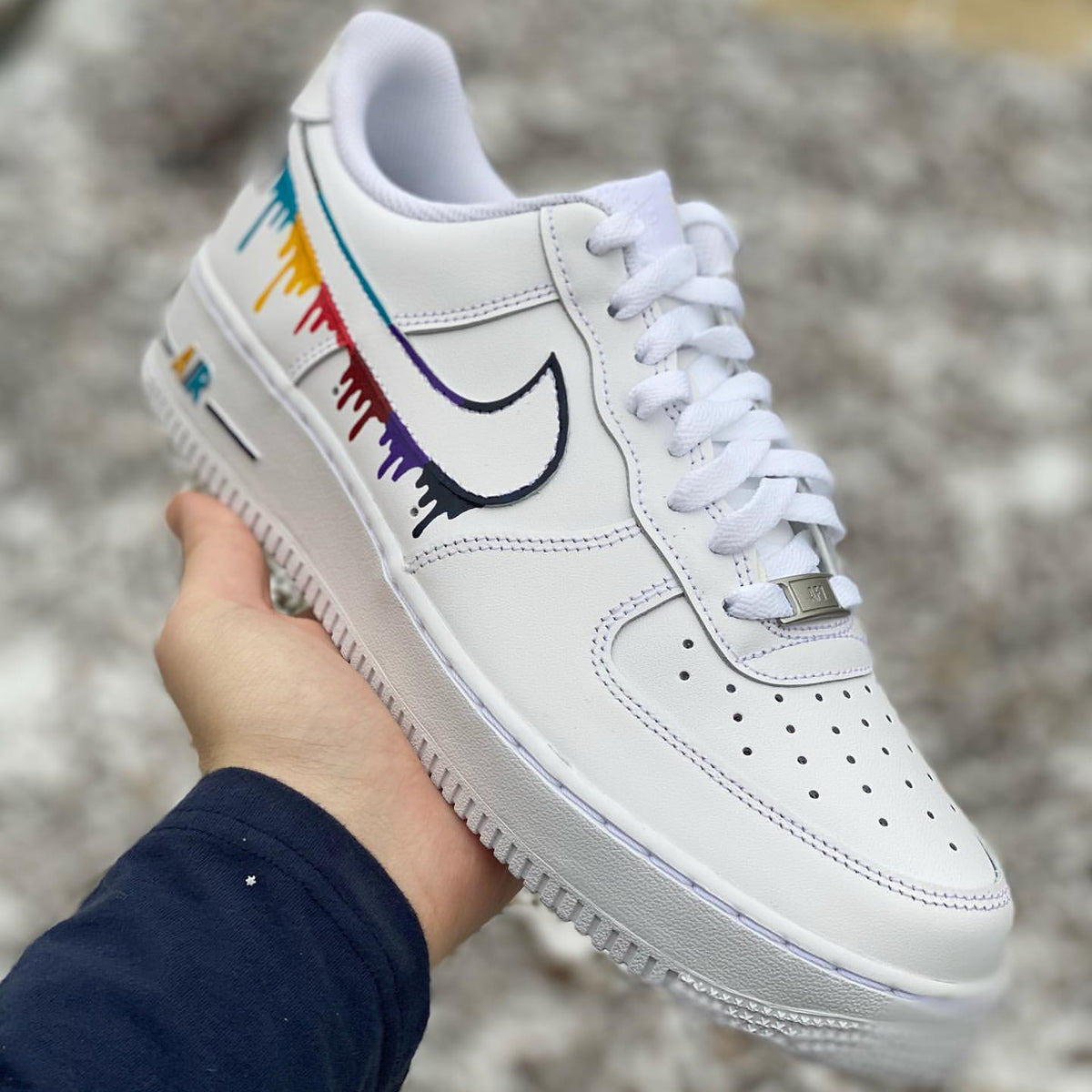 Colour Drip Custom Air Force 1 – unitecustom