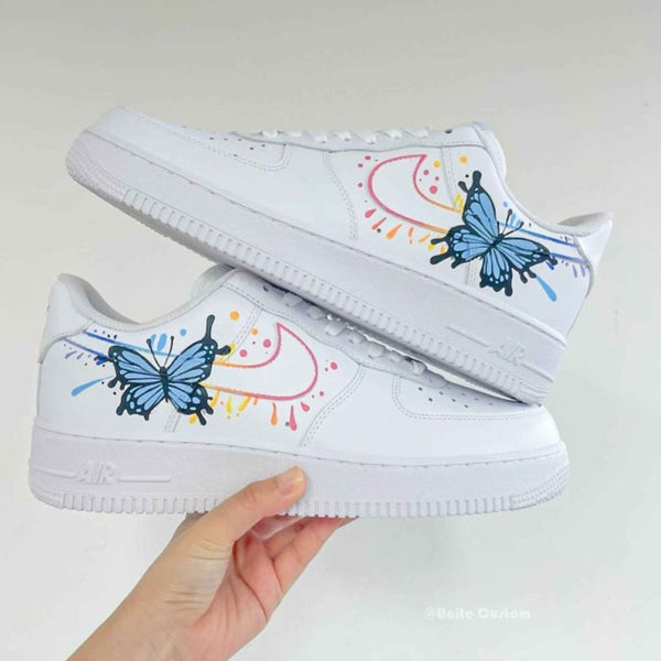 Blue Butterflies  Custom Air Force 1