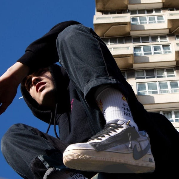 Gray Sewing Custom Air Force 1