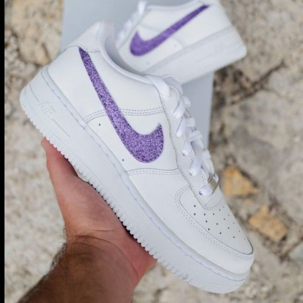Purple Blinks Custom Air Force 1