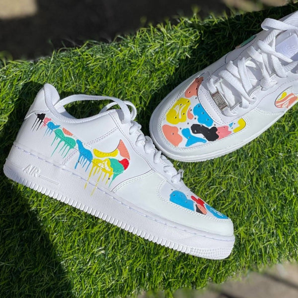 Colorful Spots Drip Custom Air Force 1