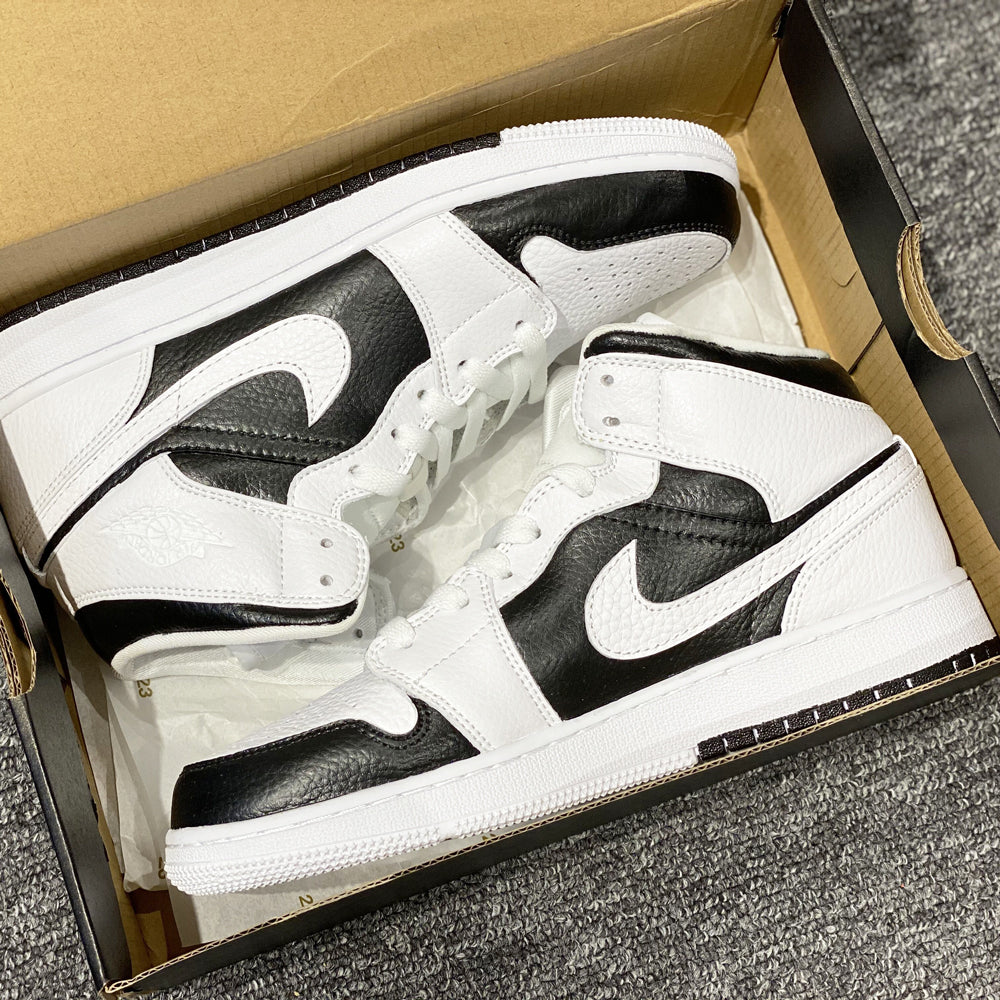 Custom Jordans White Black
