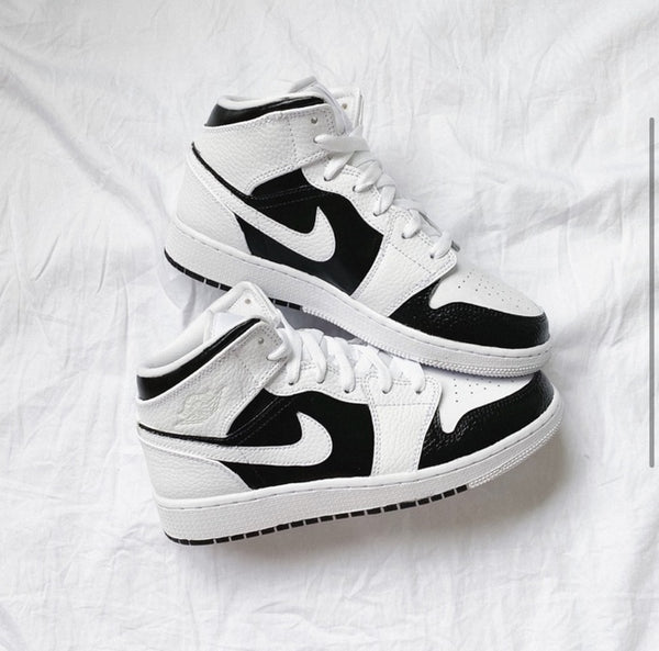 Custom Jordans White Blue
