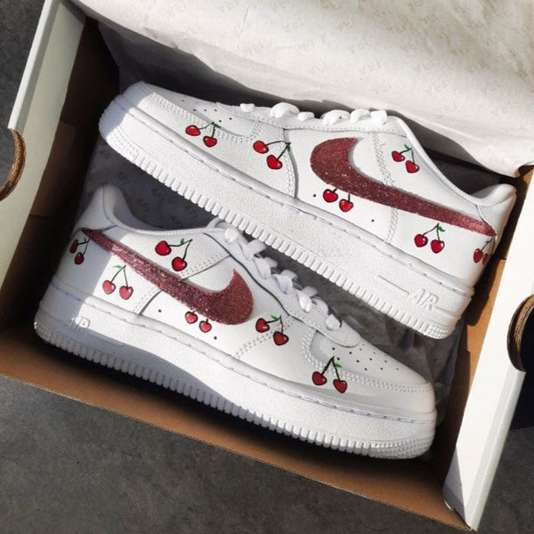 Sparkly Cherry Custom Air Force 1