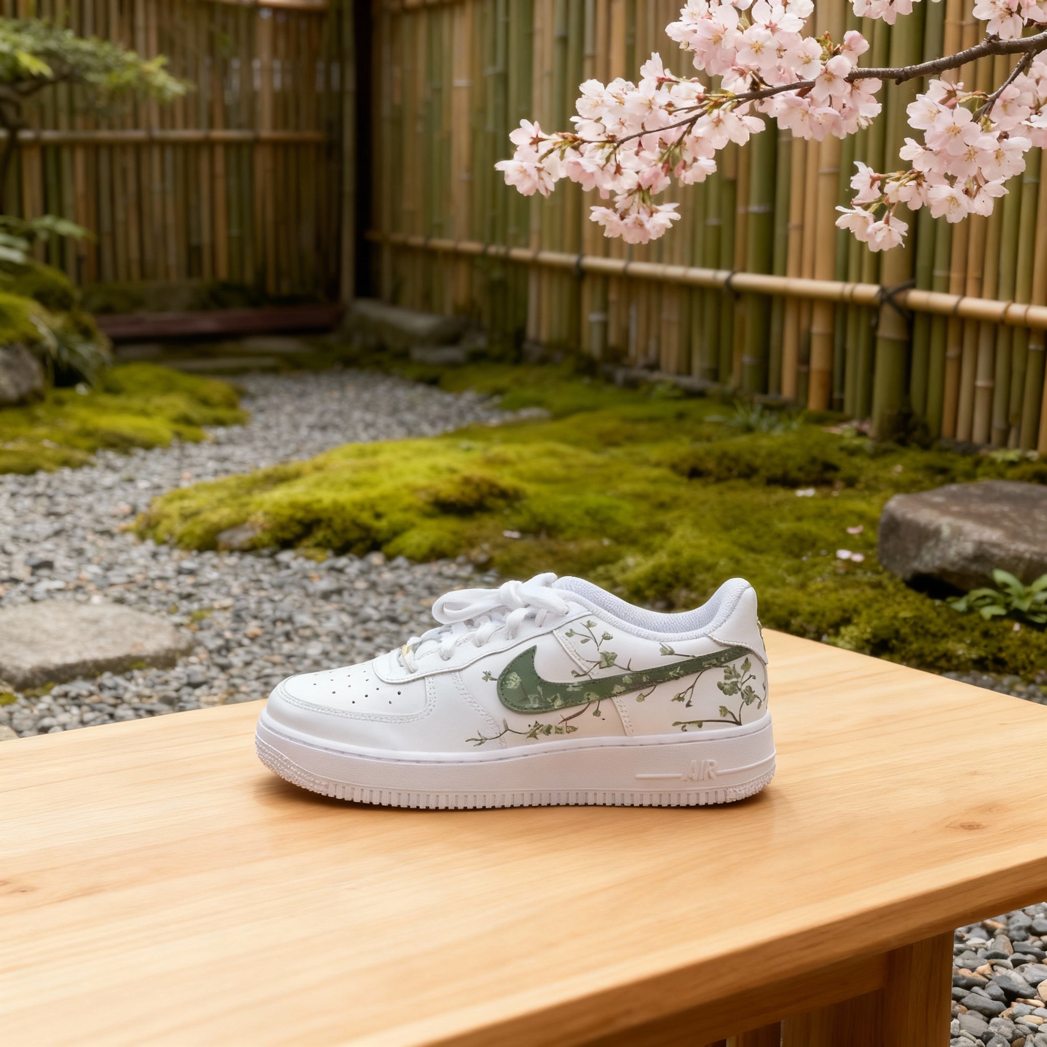 Green Cherry  Custom Air Force 1