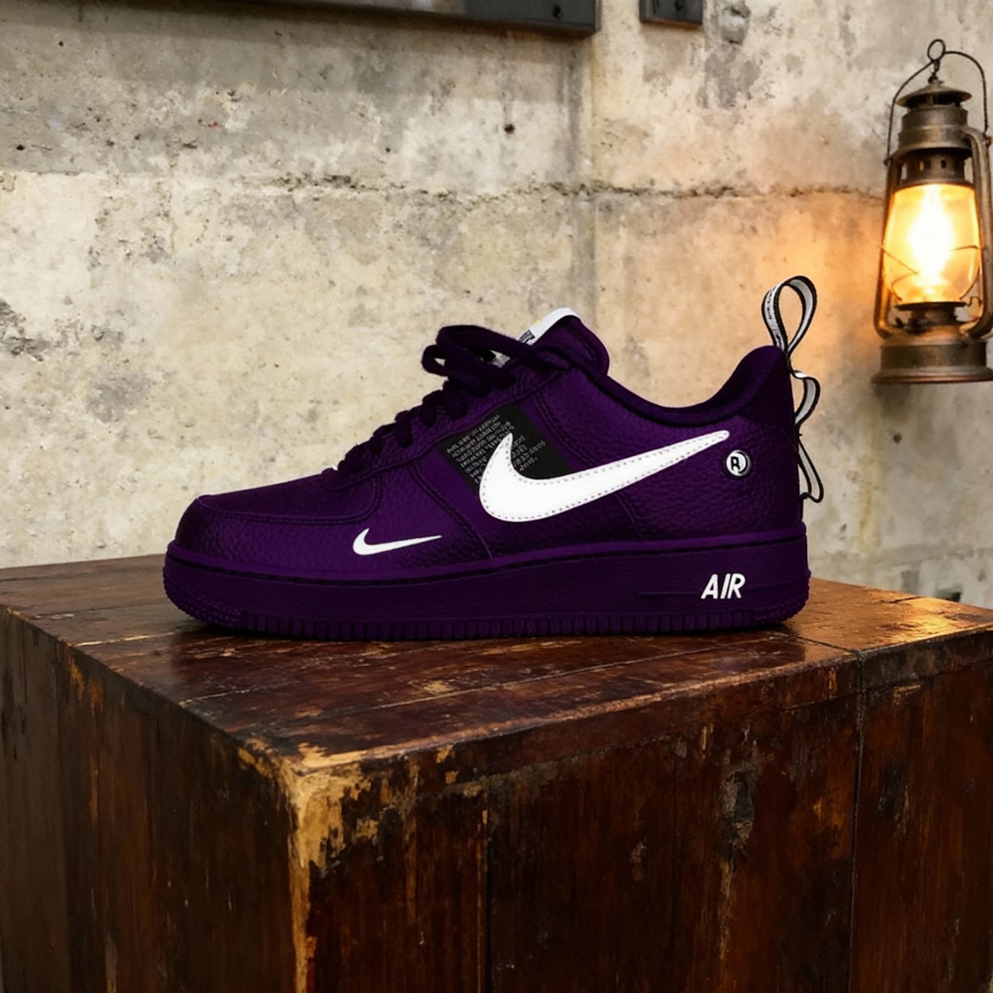 Custom Air Force 1 Purple White