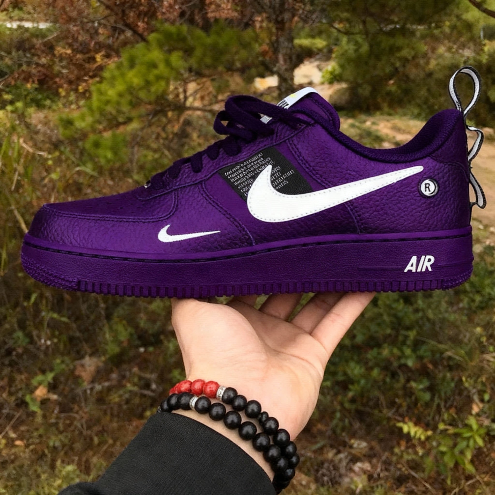 Custom Air Force 1 Purple White