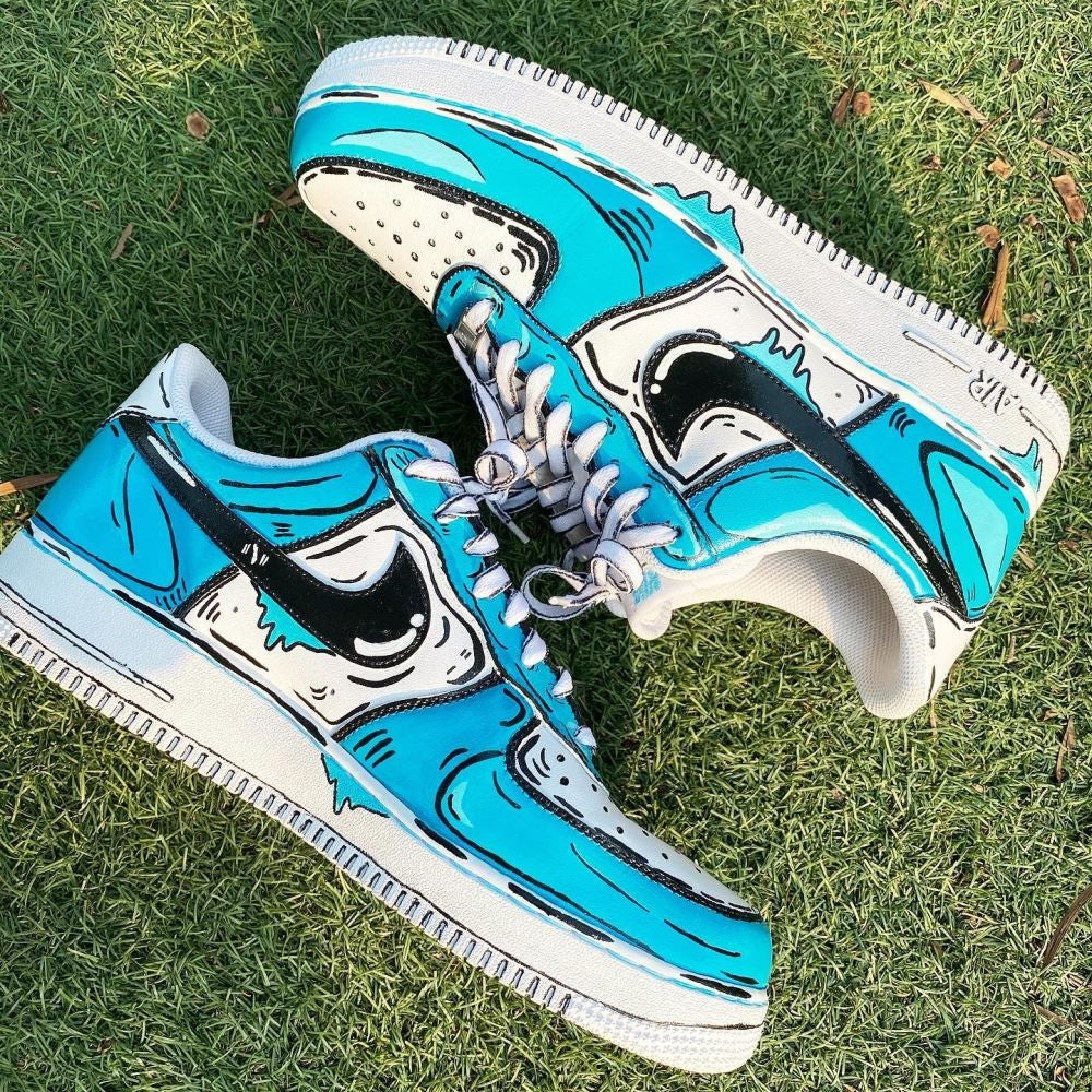Cartoon Drip Custom Air Force 1 – Unite Custom