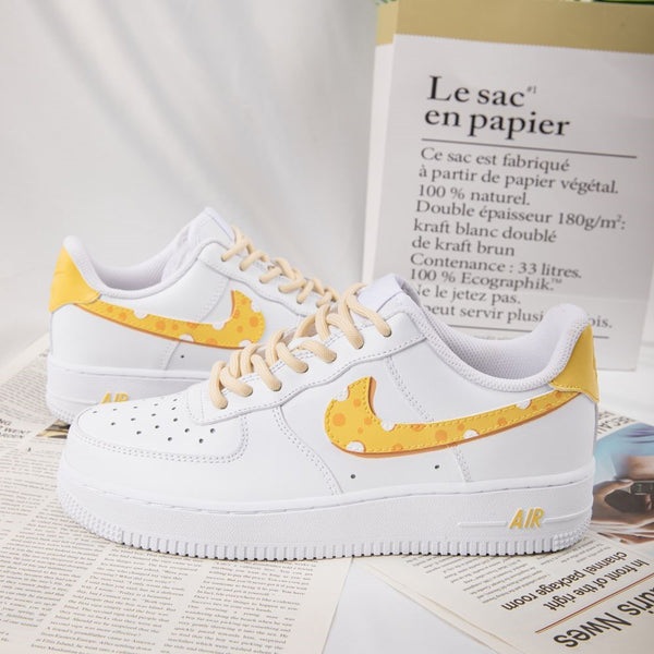 Sponge Cheese  Custom Air Force 1