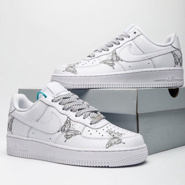 Grey Butterfly Custom Air Force 1