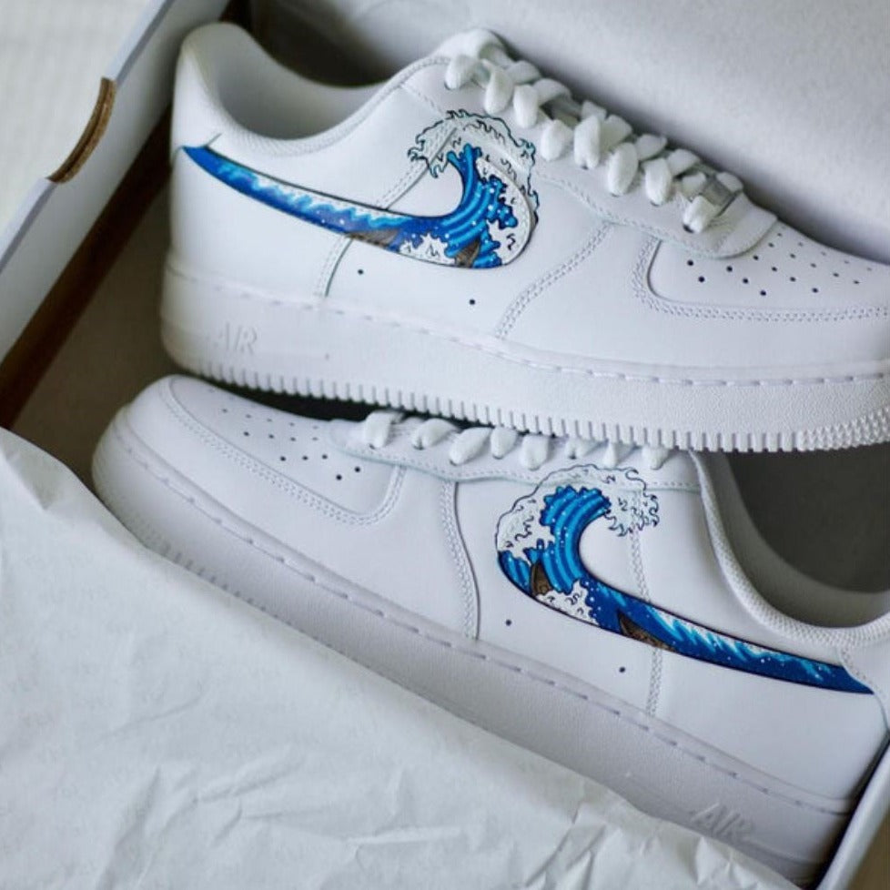 Blue Wave Custom Air Force 1 – Unite Custom