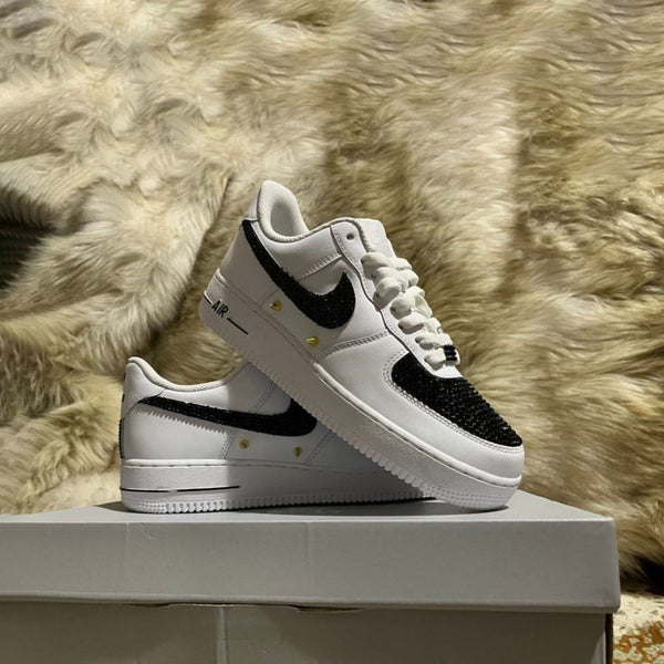 Black Rhinestones Custom Air Force 1