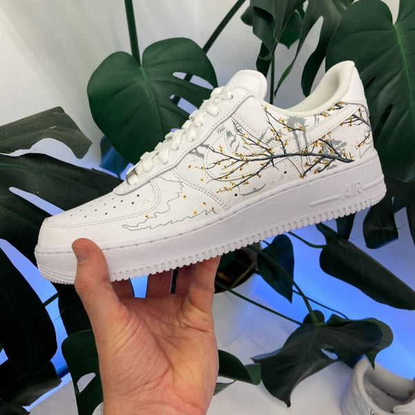 Yellow Flowers Custom Air Force 1