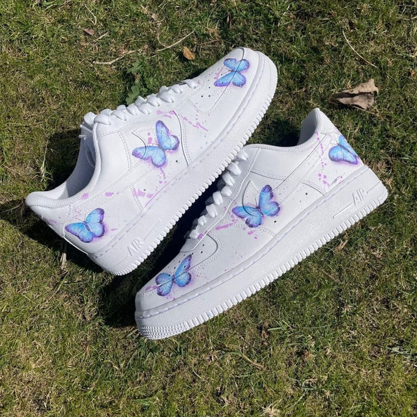 Butterflies Splatter Custom Air Force 1