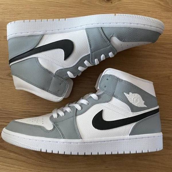 Grey Black Custom Air Jordan 1