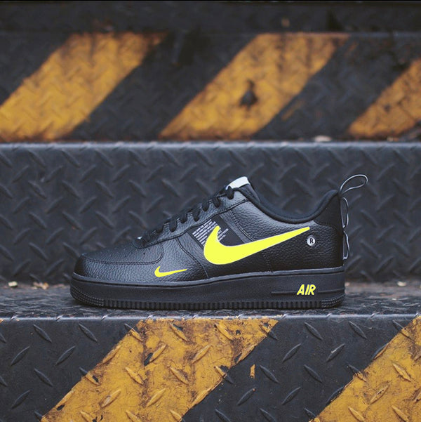 Custom Air Force 1 Black Yellow
