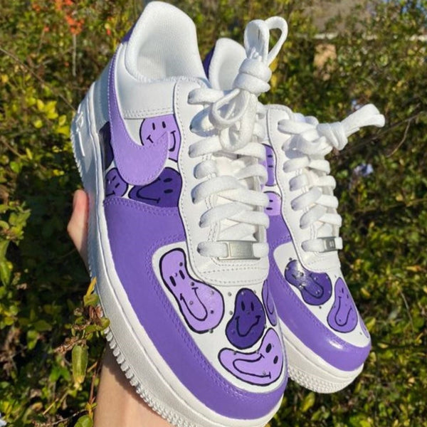 Purple Smile Custom Air Force 1