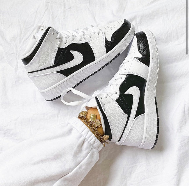 Custom Jordans White Blue