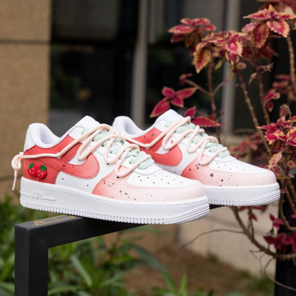 Strawberry Splatter  Custom Air Force 1