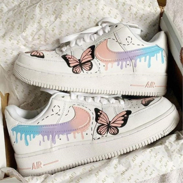 Pastel Butterfly Custom Air Force 1