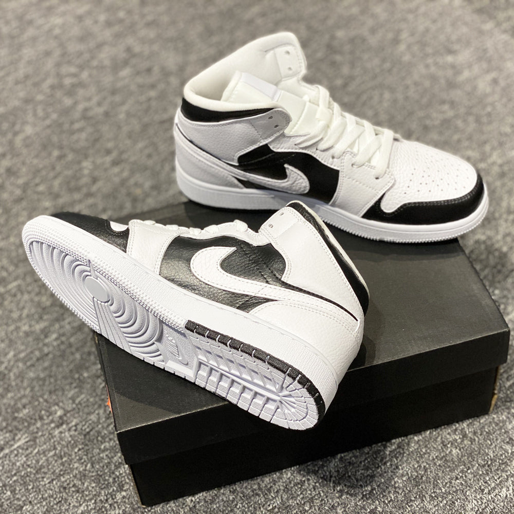 Custom Jordans White Black