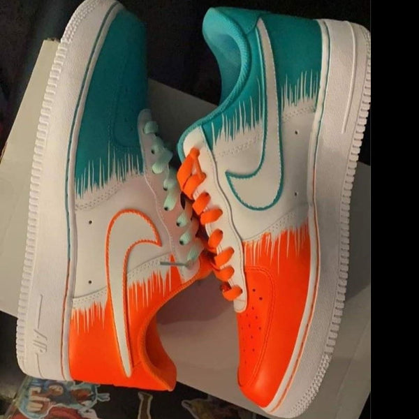 Orange-Blue Custom Air Force 1